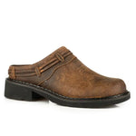 Roper Lacey (Brown) - Women's Cowgirl Mule Shoe - Hatcountry