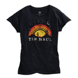 Tin Haul Sunset and Moon (Black) - Women's T-Shirt - Hatcountry