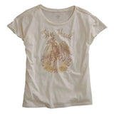 Tin Haul Buckin Cowgirl (White) - Women's T-Shirt - Hatcountry