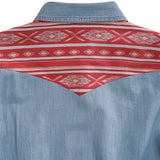 Tin Haul Aztec Yoke (Blue) - Women's Western Shirt