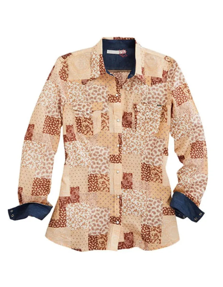 Tin Haul Sunrise Symphony (Brown) - Women's Western Shirt - Hatcountry