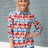 Tin Haul 1495 Hawaiian Serape (Multi) - Women's Western Shirt