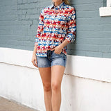 Tin Haul 1495 Hawaiian Serape (Multi) - Women's Western Shirt