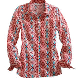 Tin Haul 1496 Southwest Serape (Pink) - Women's Western Shirt
