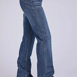 Tin Haul 280 Rosie Fit Front Pocket Flap ( Denim Medium Wash ) - Women's Jeans