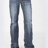 Tin Haul 460 Ella Fit Curved Pocket ( Denim Medium Wash ) - Women's Jeans