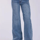 Tin Haul 870 Clair Fit Side Yoke ( Denim Light Wash )- Women's Jeans (Closeout)
