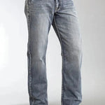 Stetson 1312 Relaxed Fit Jeans with Pieced Back Pocket (Light Wash) - Men's Bootcut Jeans - Hatcountry