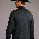 Stetson 00903 Heathered (Grey) - Men's Sweater