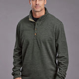 Stetson 2328 Honeycomb Bonded (Olive) - Men's Knit Sweater