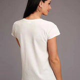Stetson Round Up (White) - Women's Short Sleeve T-Shirt - Hatcountry