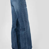 Stetson 214 Trouser Fit Flare Leg (Medium Wash) - Women's Jeans - Hatcountry