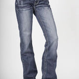 Stetson 816 Classic Stretch Boot Cut (Light Wash) - Women's Jeans
