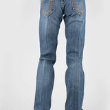 Stetson 816 Classic Stretch Boot Cut Horseshoe Pocket (Medium Wash) - Women's Jeans