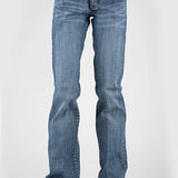 Stetson 816 Classic Stretch Boot Cut Horseshoe Pocket (Medium Wash) - Women's Jeans