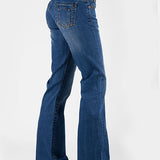 Stetson 816 Classic Stretch Boot Cut (Dark Wash) - Women's Jeans