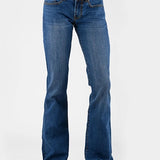 Stetson 816 Classic Stretch Boot Cut (Dark Wash) - Women's Jeans