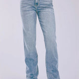 Stetson 915 High Rise Straight Fit (Light Wash) - Women's Jeans
