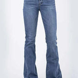 Stetson 921 High Waist Flare Fit (Medium Wash) - Women's Jeans