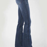 Stetson 921 High Waist Flare Fit (Dark Wash) - Women's Jeans