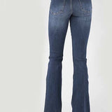 Stetson 921 High Waist Flare Fit (Dark Wash) - Women's Jeans