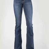 Stetson 921 High Waist Flare Fit (Dark Wash) - Women's Jeans
