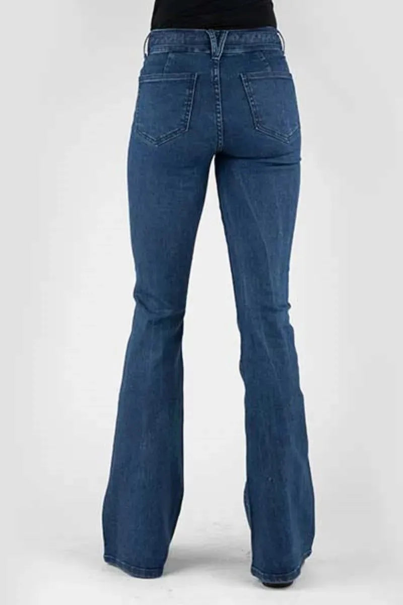 Stetson 921 High Waist Flare Fit W/Belt - Women's Jeans - Hatcountry