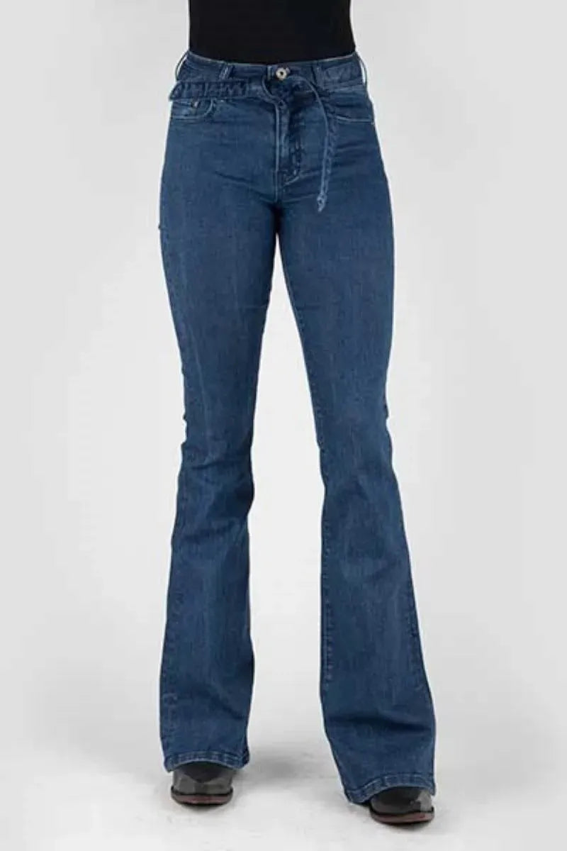 Stetson 921 High Waist Flare Fit W/Belt - Women's Jeans - Hatcountry