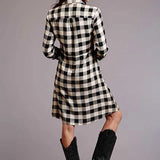 Stetson 00514 Buffalo Plaid (White) - Women's Dress