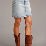 Stetson Stretch Denim Skirt - Women's Skirt