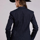Stetson Stretch Denim (Navy) - Women's Blazer