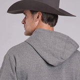 Stetson Oval Logo (Grey) - Men's Hoodie Sweatshirt