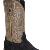 Stetson River Horse (Black) - Men's Hippopotamus Cowboy Boot