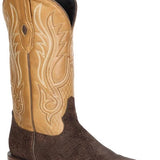 Stetson River Horse (Brown) - Men's Hippopotamus Cowboy Boot