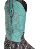 Stetson Grator (Turquoise) - Men's Alligator Cowboy Boot
