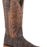 Stetson Grator (Brown/Black) - Men's Alligator Cowboy Boot