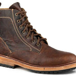 Stetson Waxy Bison (Brown) - Men's Bison Leather Work Boot - Hatcountry