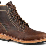 Stetson Waxy Bison (Brown) - Men's Bison Leather Work Boot - Hatcountry