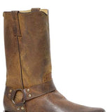 Stetson Heritage Harness (Brown) - Men's Biker Boot