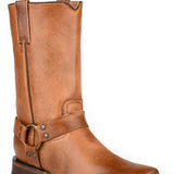 Stetson Heritage Harness (Brown) - Men's Biker Boot