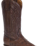 Stetson Chisholm (Brown) - Men's Ostrich Cowboy Boot