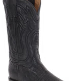 Stetson Wayne (Black) - Men's Lizard Cowboy Boot
