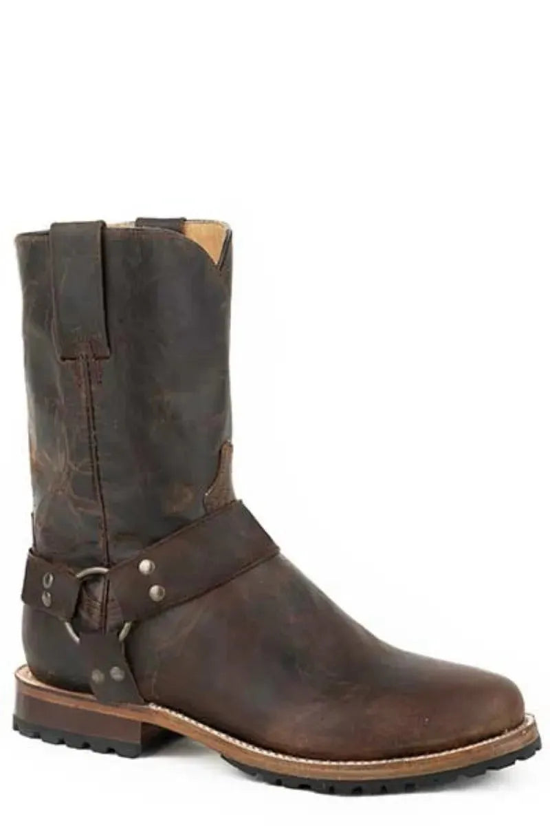 Stetson Desert Drift Biker (Brown) - Men's Cowboy Boot - Hatcountry