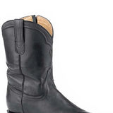 Stetson Rancher Zip Roper (Black) - Men's Cowboy Boot
