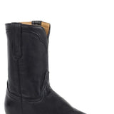 Stetson Clay (Black) - Men's Ostrich Cowboy Boot