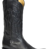 Stetson Garrett Cowboy Heel (Black) - Men's Cowboy Boot