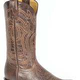 Stetson Garrett Cowboy Heel (Brown) - Men's Cowboy Boot