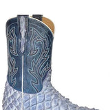Stetson Predator (Blue) - Men's Pirarucu Cowboy Boot