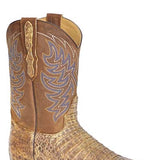 Stetson Cameron (Tan) - Men's Caiman Cowboy Boot