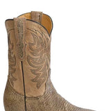 Stetson Saurian (Brown) - Men's Lizard Cowboy Boot